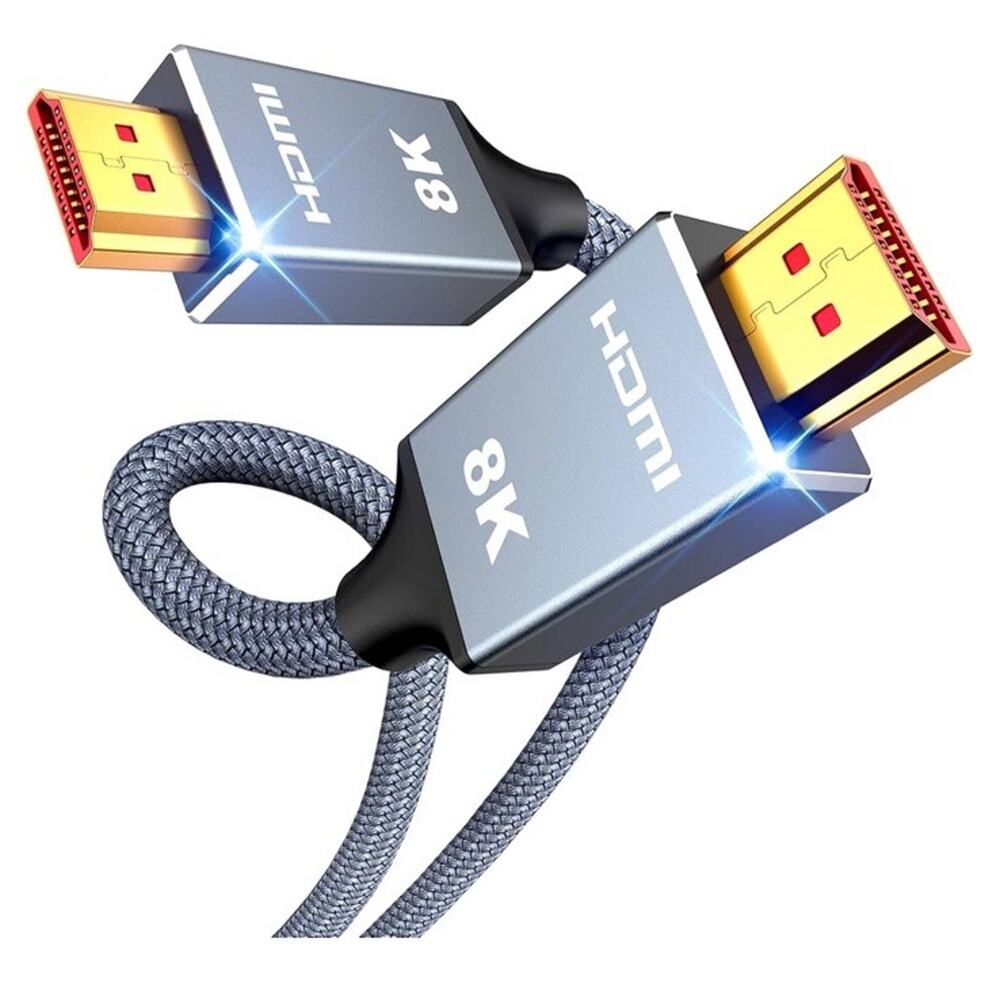 Capshi 8K 4K@120Hz HDMI Cable 2.1, 6.6ft/2M High Speed HDMI Cord NIP Sealed